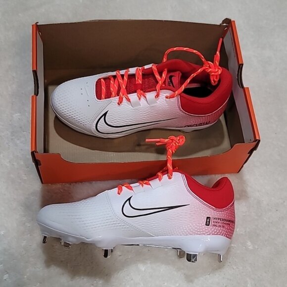 Nike Women's Hyperdiamond 4 Pro Metal Fastpitch Softball Cleats - Picture 7 of 8
